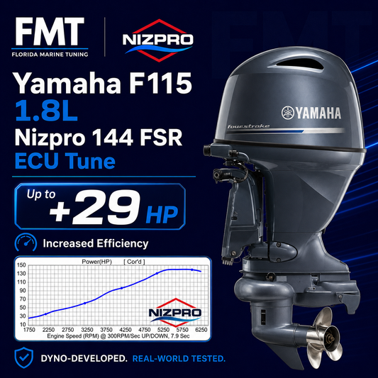 Yamaha F115 1.8L Nizpro 144 FSR ECU Tune