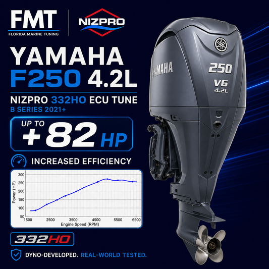 Yamaha F250 Offshore 4.2L Nizpro 332HO ECU Tune (B Series 2021+)