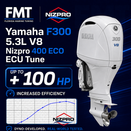 Yamaha F300 5.3L V8 Nizpro 400 ECO ECU Tune